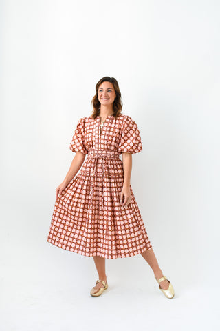Petal Connections Floral Midi Dress