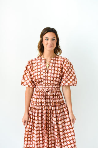 Petal Connections Floral Midi Dress