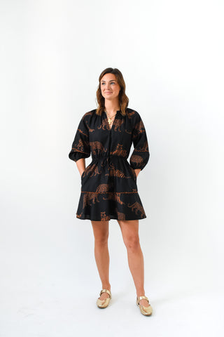 Zenzi Jungle Dabria Mini Dress