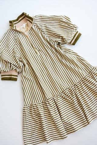 Simply Stripe-tacular Zip Front Dress