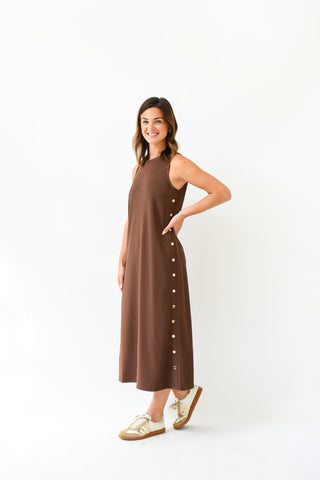 Button Me Beautiful Mid Dress
