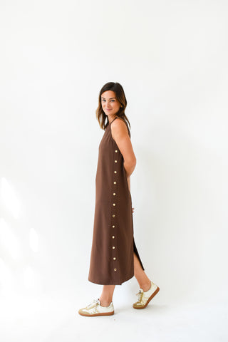 Button Me Beautiful Mid Dress