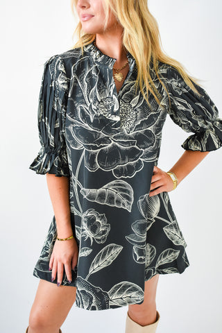 Petal Pusher Floral Dress