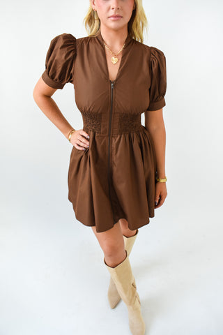 Brownie Points Zip Front Dress