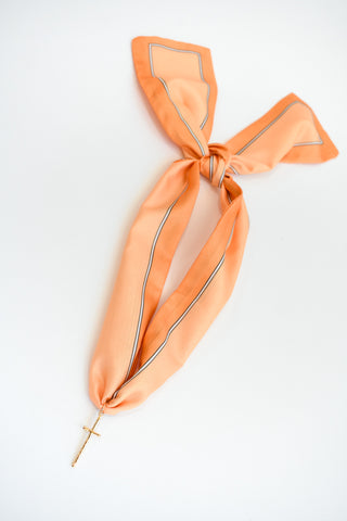 Solid Bordered Scarf