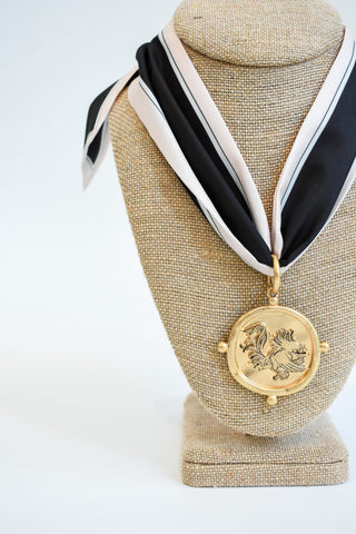 Gamecock Round Pendant