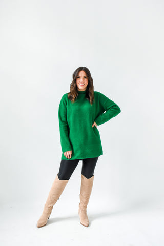 Solid Choice Tunic Sweater