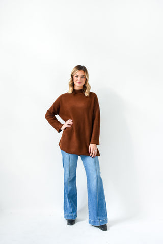 Solid Choice Tunic Sweater