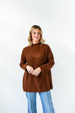 Solid Choice Tunic Sweater