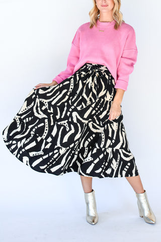 Hide And Seek Tiered Skirt