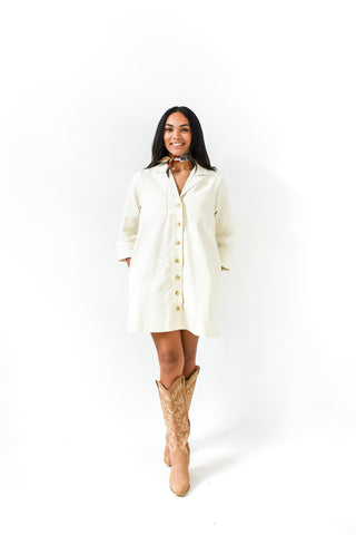 The Denim Darling Mini Dress