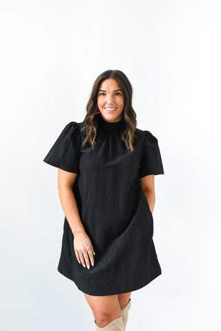 Black Bow Tie Affair Dress