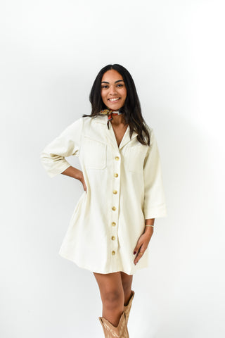 The Denim Darling Mini Dress