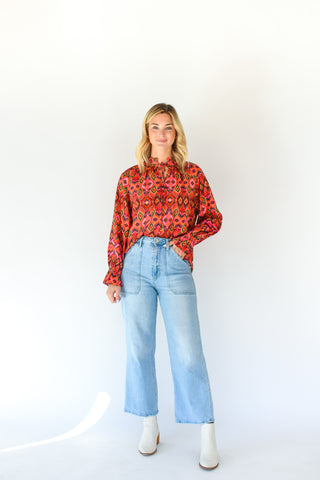 Positano Button Down Blouse