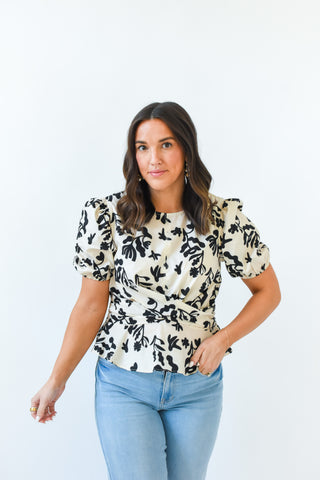 Pattern Perfect Poplin Top