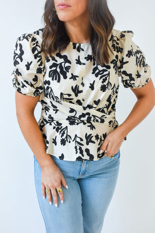 Pattern Perfect Poplin Top