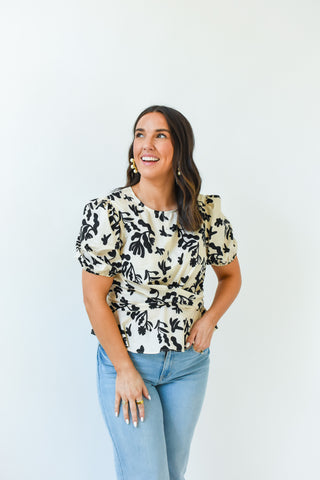 Pattern Perfect Poplin Top