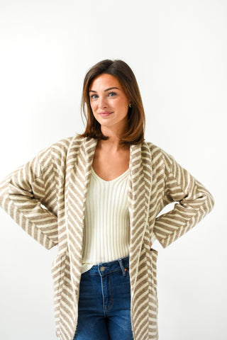 At An Angle Open Cardigan