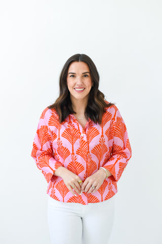 Tropical Glow Printed Top