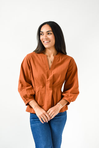 It Is A Must Pintuck Top