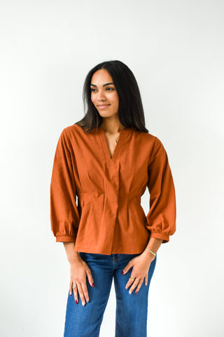 It Is A Must Pintuck Top