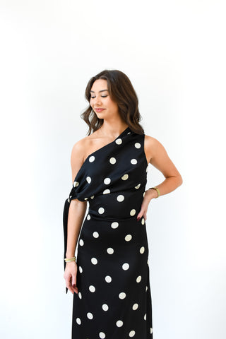 On The Dot Maxi Dress