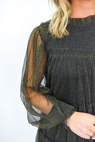 A Little Twinkle Tiered Dress