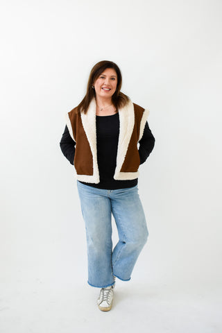 Sherpa Dreams Contrast Vest