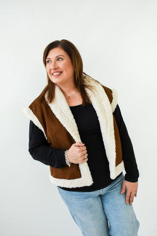 Sherpa Dreams Contrast Vest