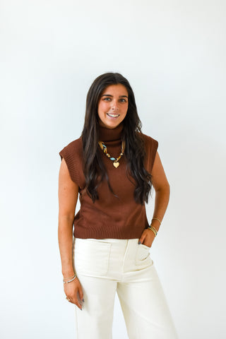 The Daily Grind Turtleneck Sweater Vest