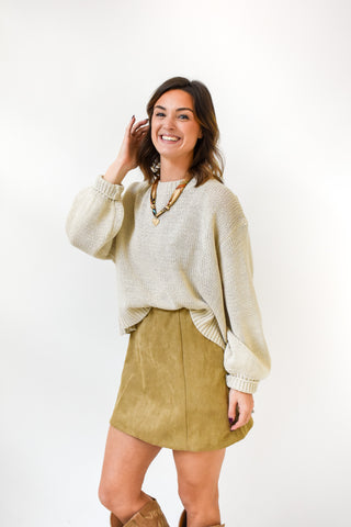 Suede My Way Mini Dress