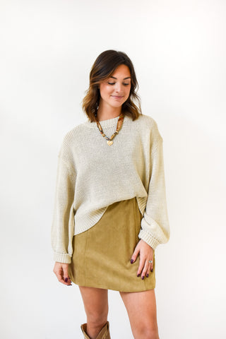 Cozy Does It Solid Sweater