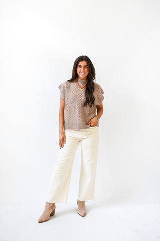 Knit Today Cable Sweater Vest