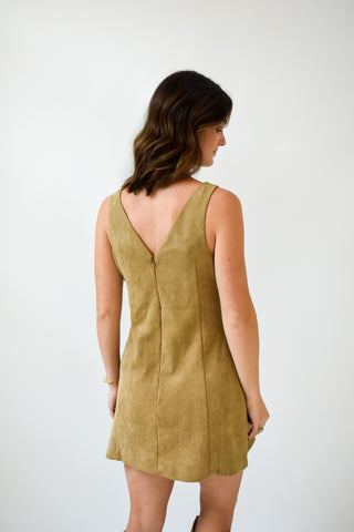 Suede My Way Mini Dress