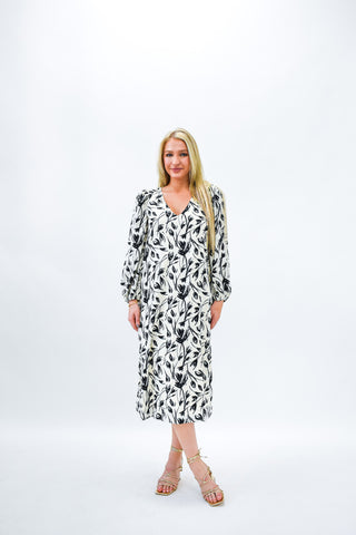Draw Me Close Midi Shift Dress
