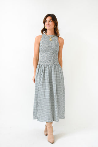 Oh My Gingham Style Midi Dress