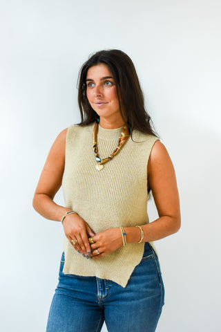 Cozy Cuts Sweater Vest