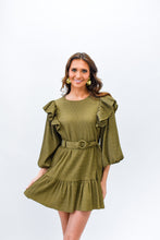 Load image into Gallery viewer, Forever Fashionable Bubble Sleeve Dress
