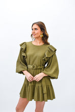 Load image into Gallery viewer, Forever Fashionable Bubble Sleeve Dress
