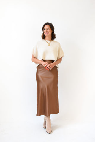 Satin Secrets Midi Skirt