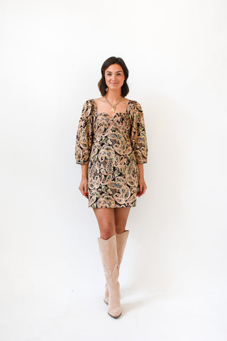 The Painted Paisley Dress