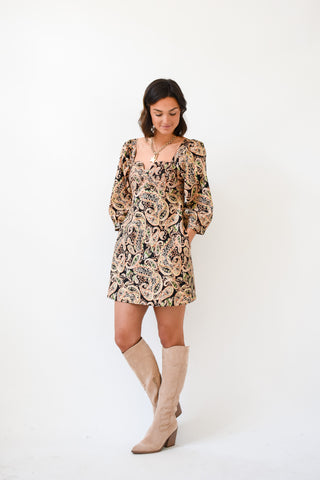 The Painted Paisley Dress