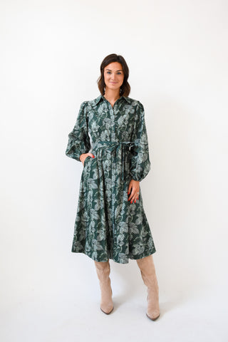 Leaf It To Me Midi Dress