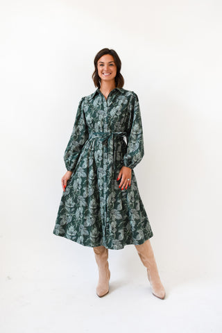 Leaf It To Me Midi Dress