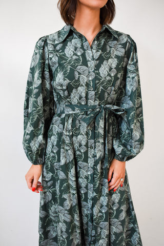 Leaf It To Me Midi Dress