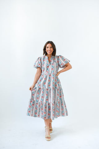 Feeling Fantastic Printed Midi Dress