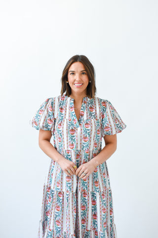 Feeling Fantastic Printed Midi Dress