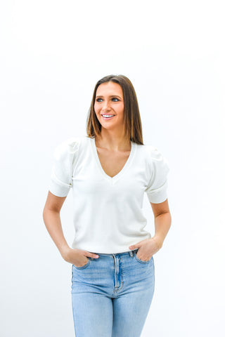 Huff And Puff Short Sleeve Sweater