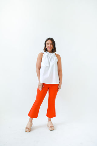 Instantly Polished Cropped Flare Pants
