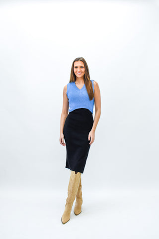 Over The Crop Sweater Vest